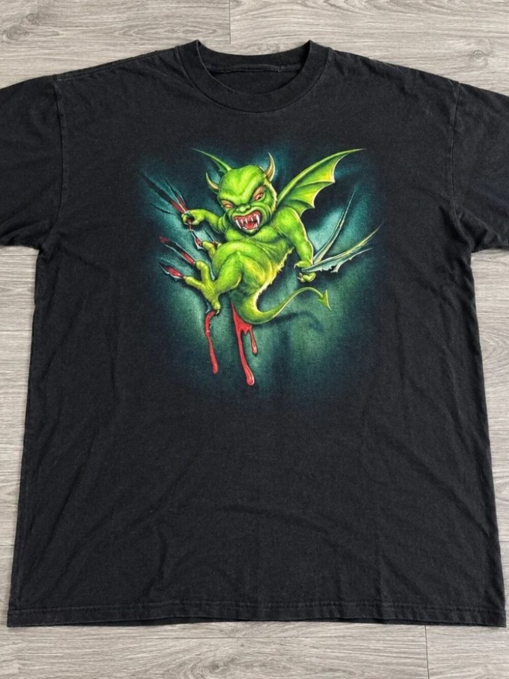 Vintage Shirt Black 1997 Halloween Horror Nights Demon NWT